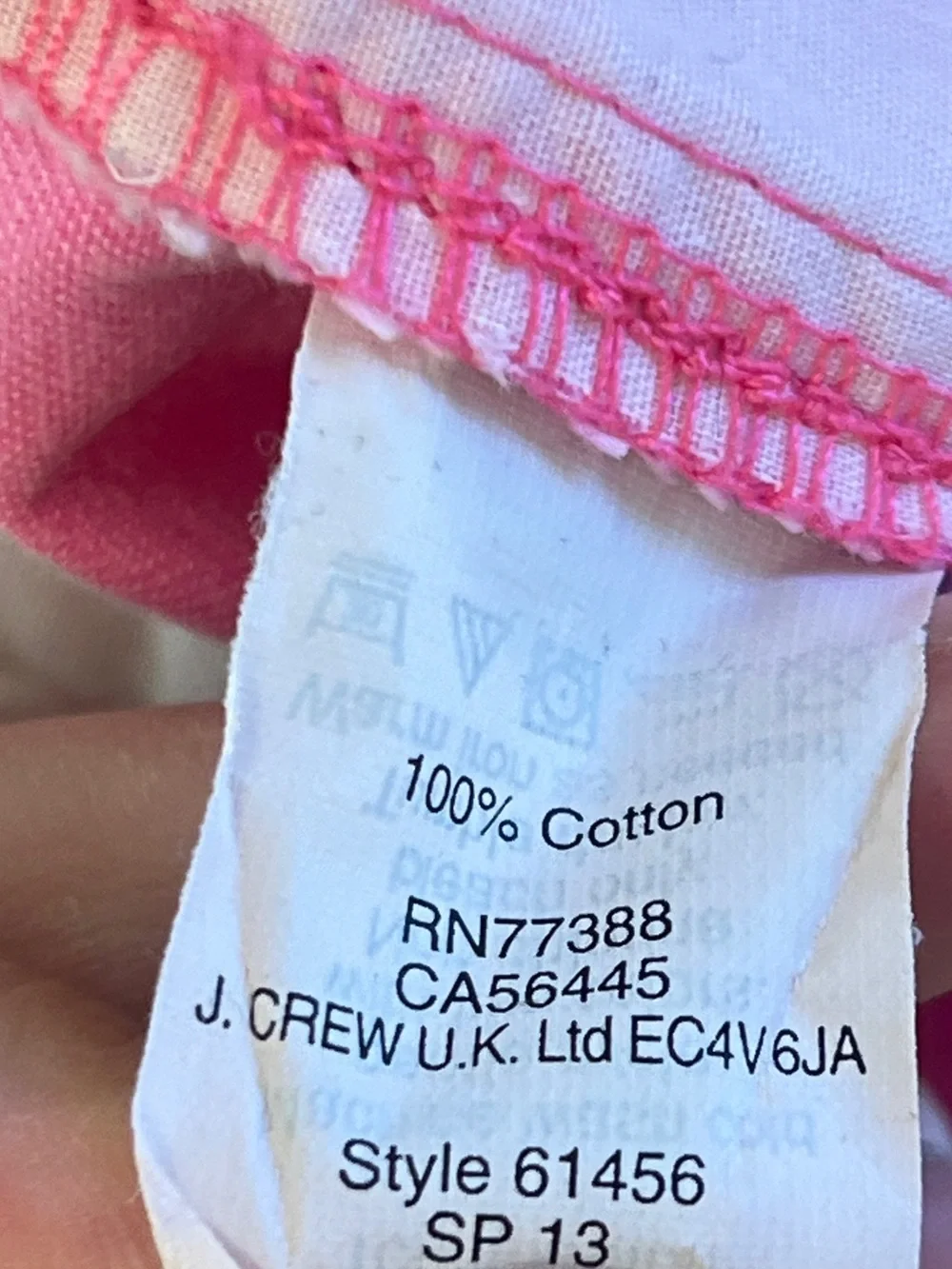 J. CREW Women's Pink 3